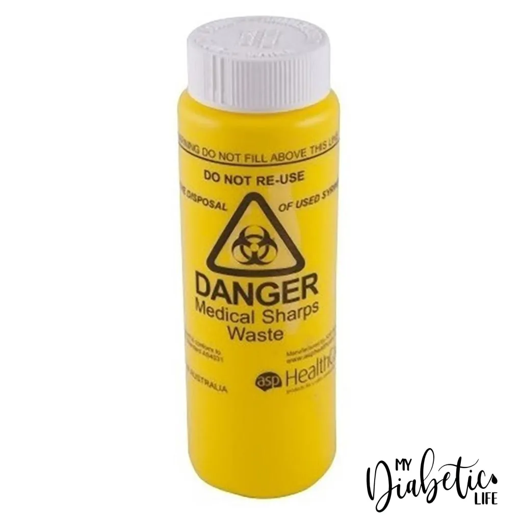 150ml Personal Sharps container - Screw Top with Child Lock