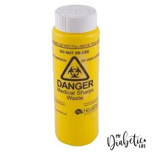 150ml Personal Sharps container - Screw Top with Child Lock