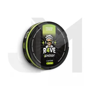 50mg R4VE Energy Frozen Citrus Caffeine Pouches - 20 Pouches