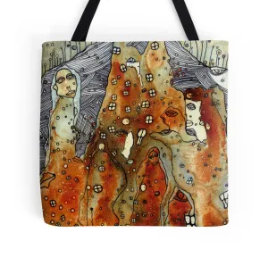 'at home' Tote Bag - Beach Bag
