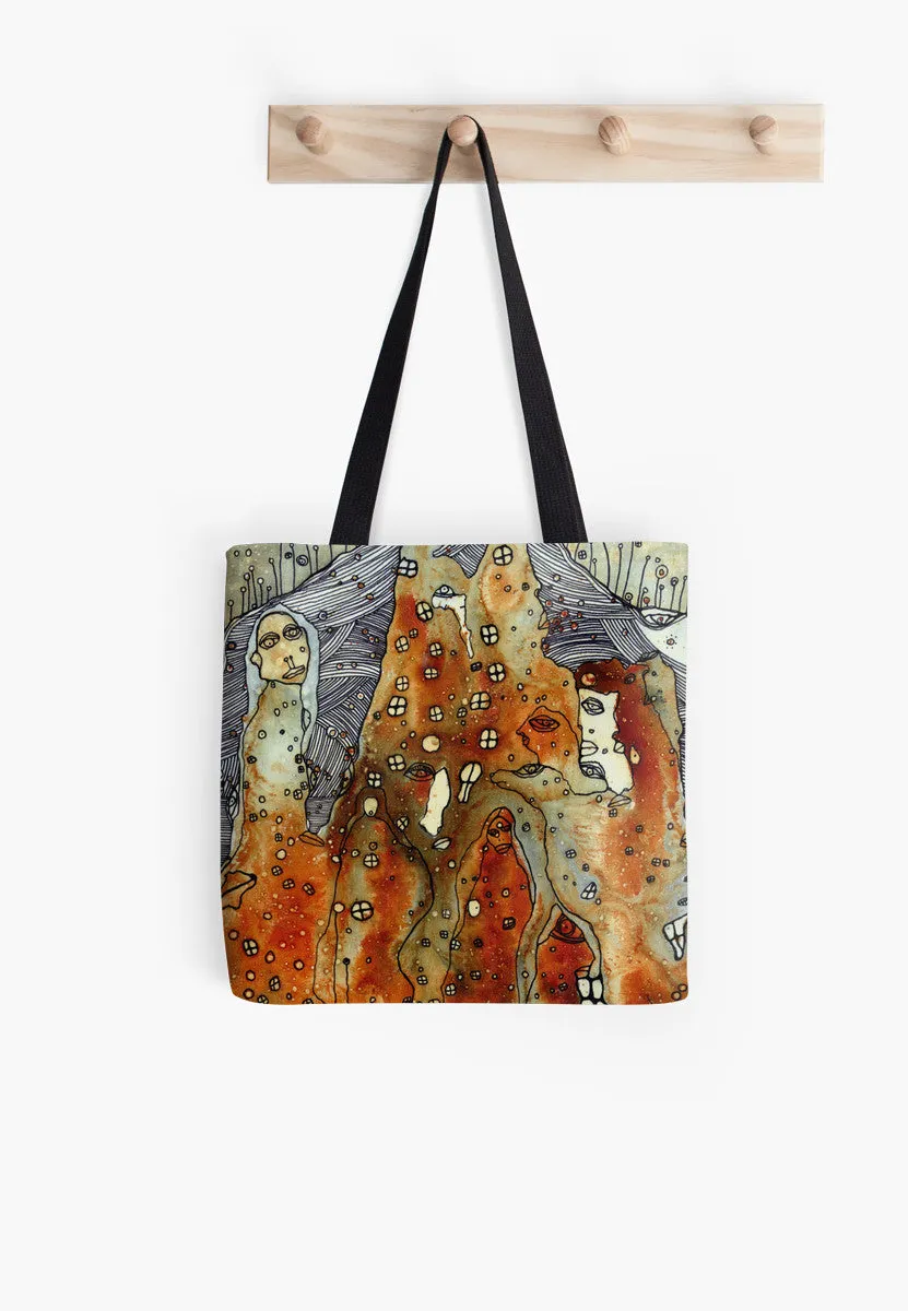 'at home' Tote Bag - Beach Bag