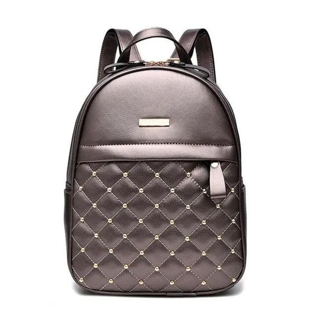 Backpack Women's Fashion bag with Beaded Design