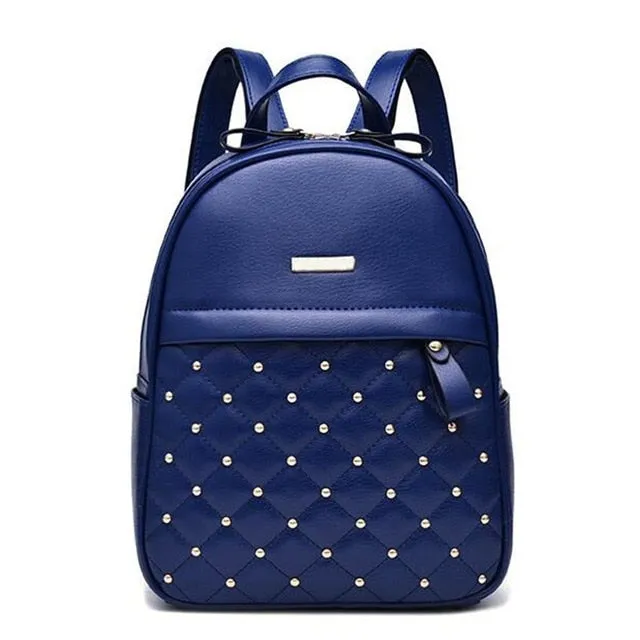 Backpack Women's Fashion bag with Beaded Design