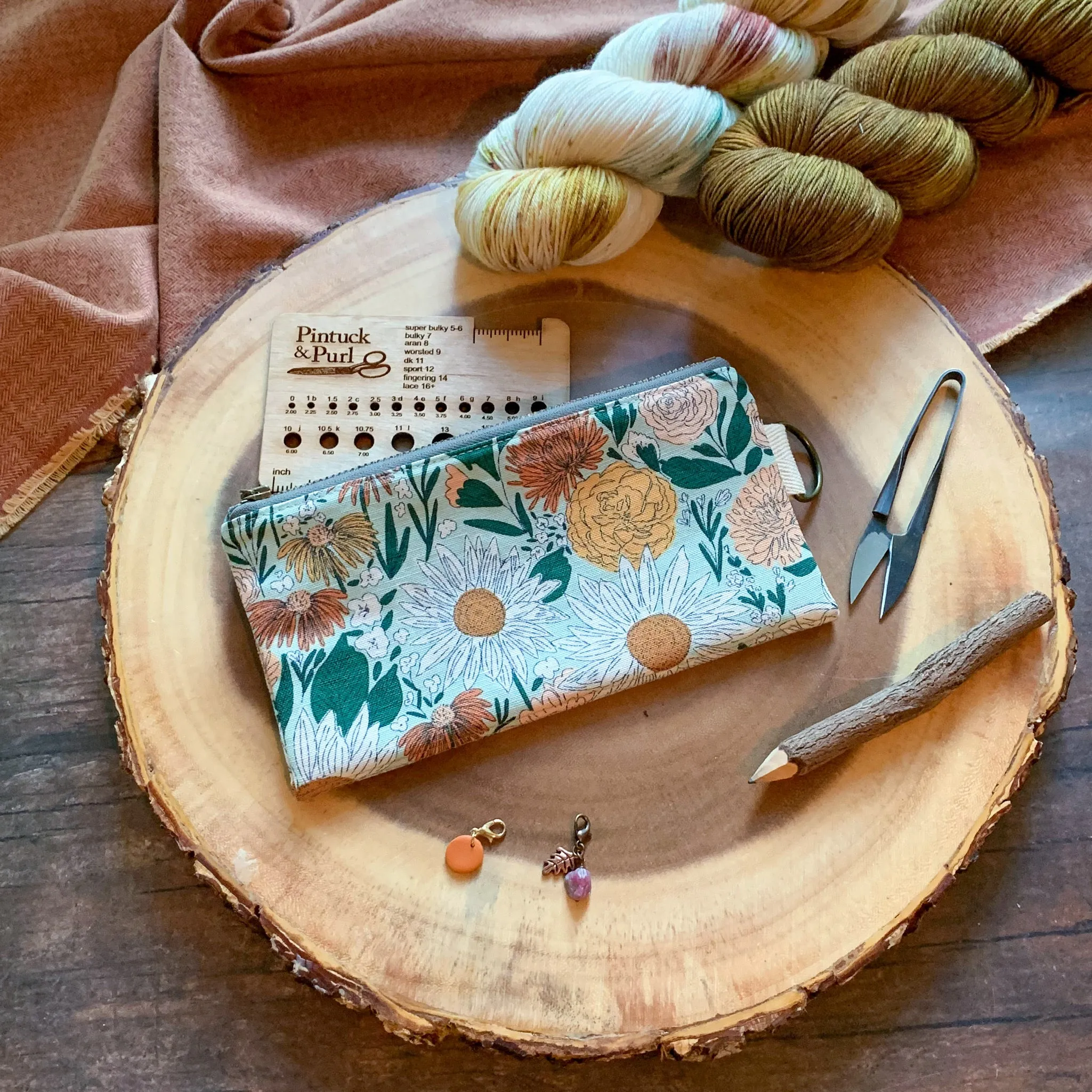 Bag of the Week- *Juliet*  Zippered Knitting Project Bag