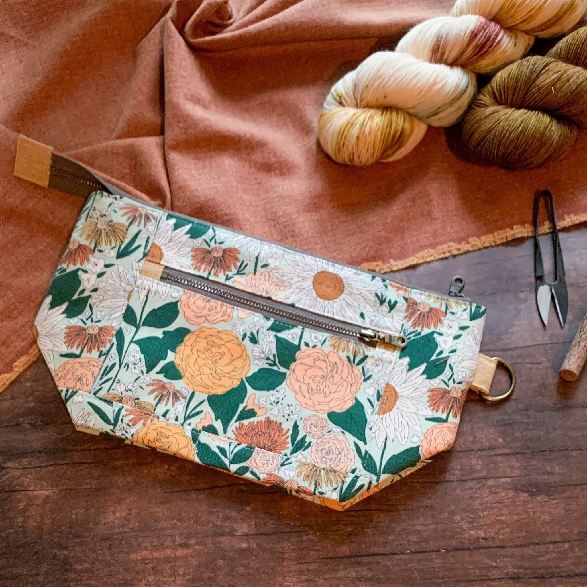Bag of the Week- *Juliet*  Zippered Knitting Project Bag