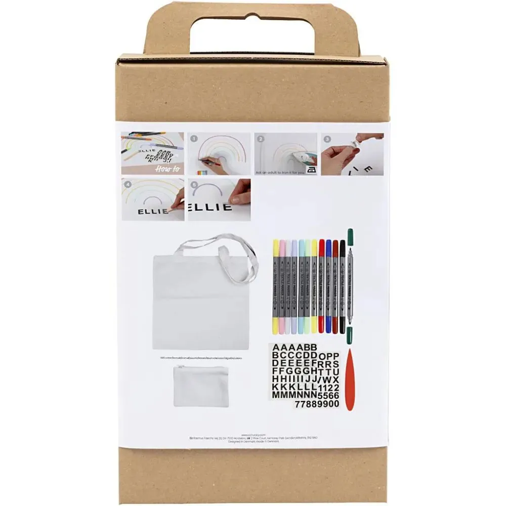 Bag Wallet Textile Craft Kit Full Craft Kit - All Materials Instructions Included