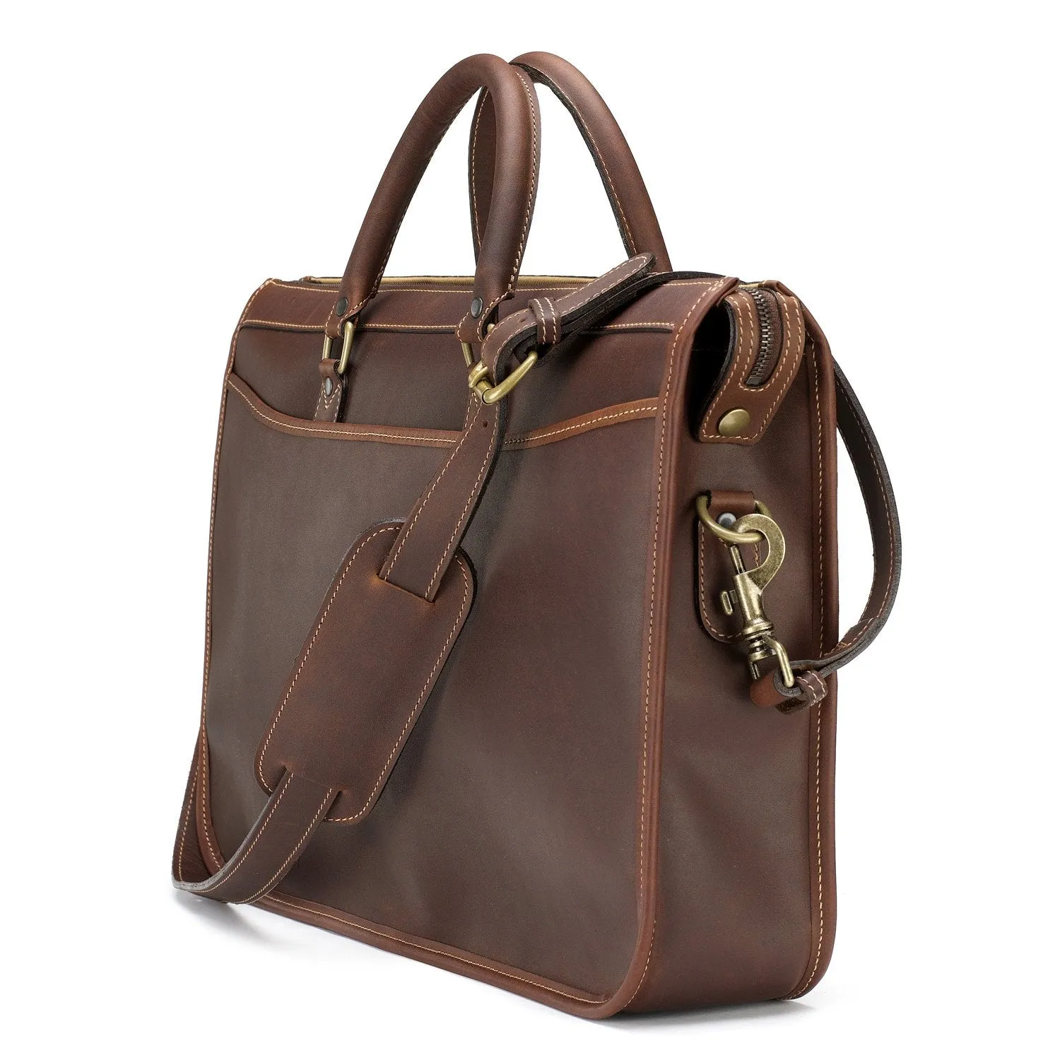 Bahrain | Tusting Marston Large Leather Briefcase