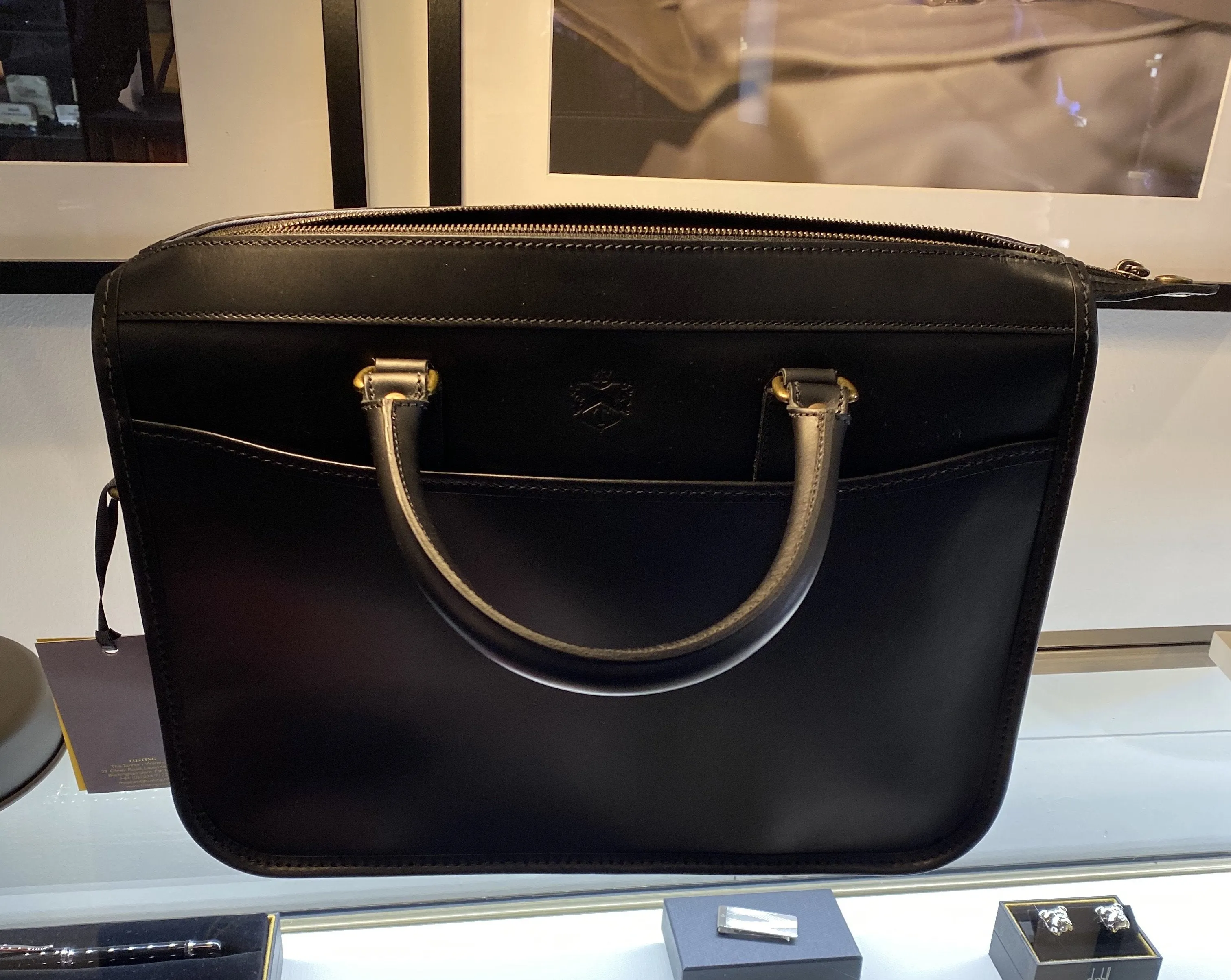 Bahrain | Tusting Marston Small Leather Briefcase