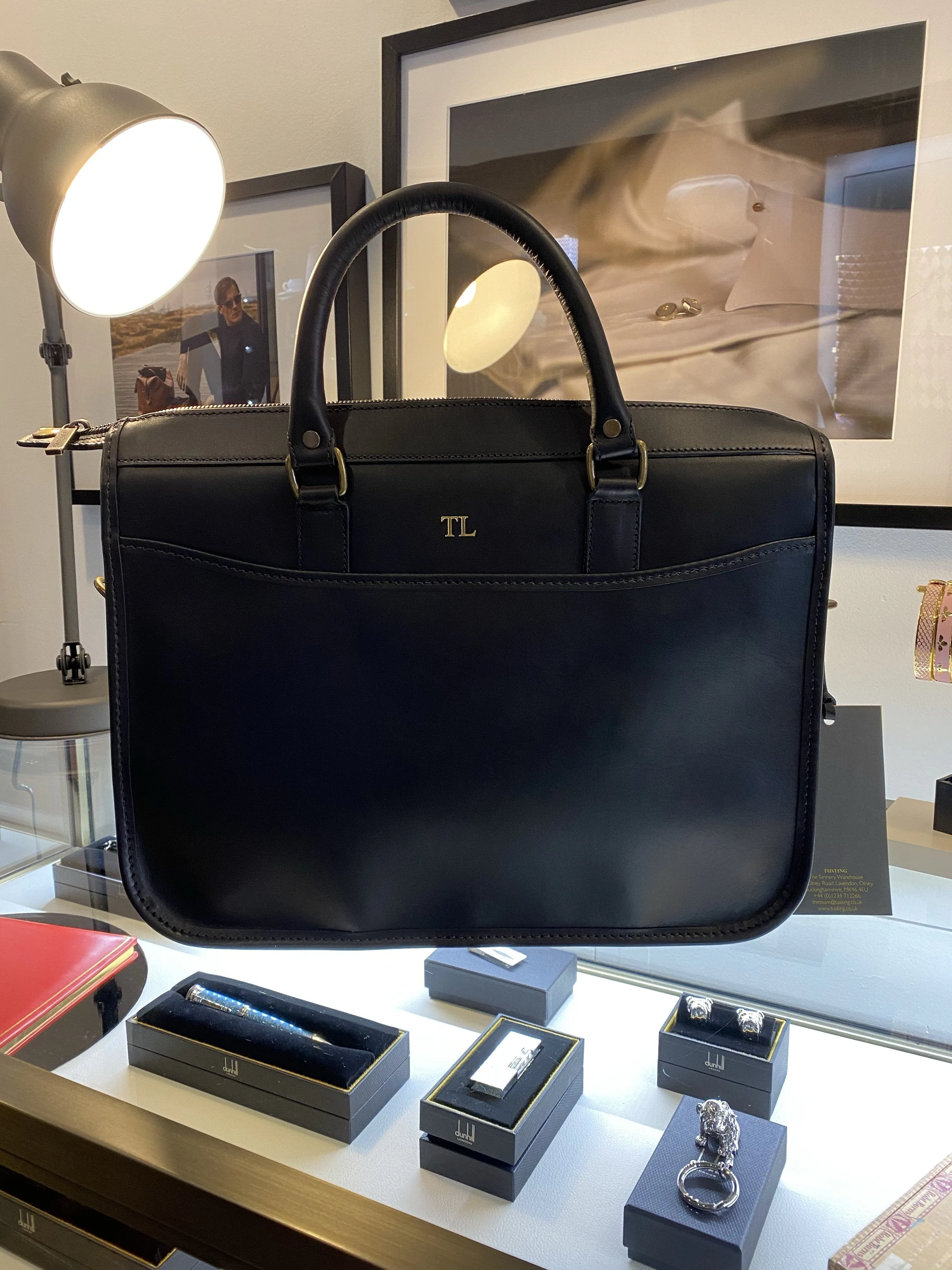Bahrain | Tusting Marston Small Leather Briefcase