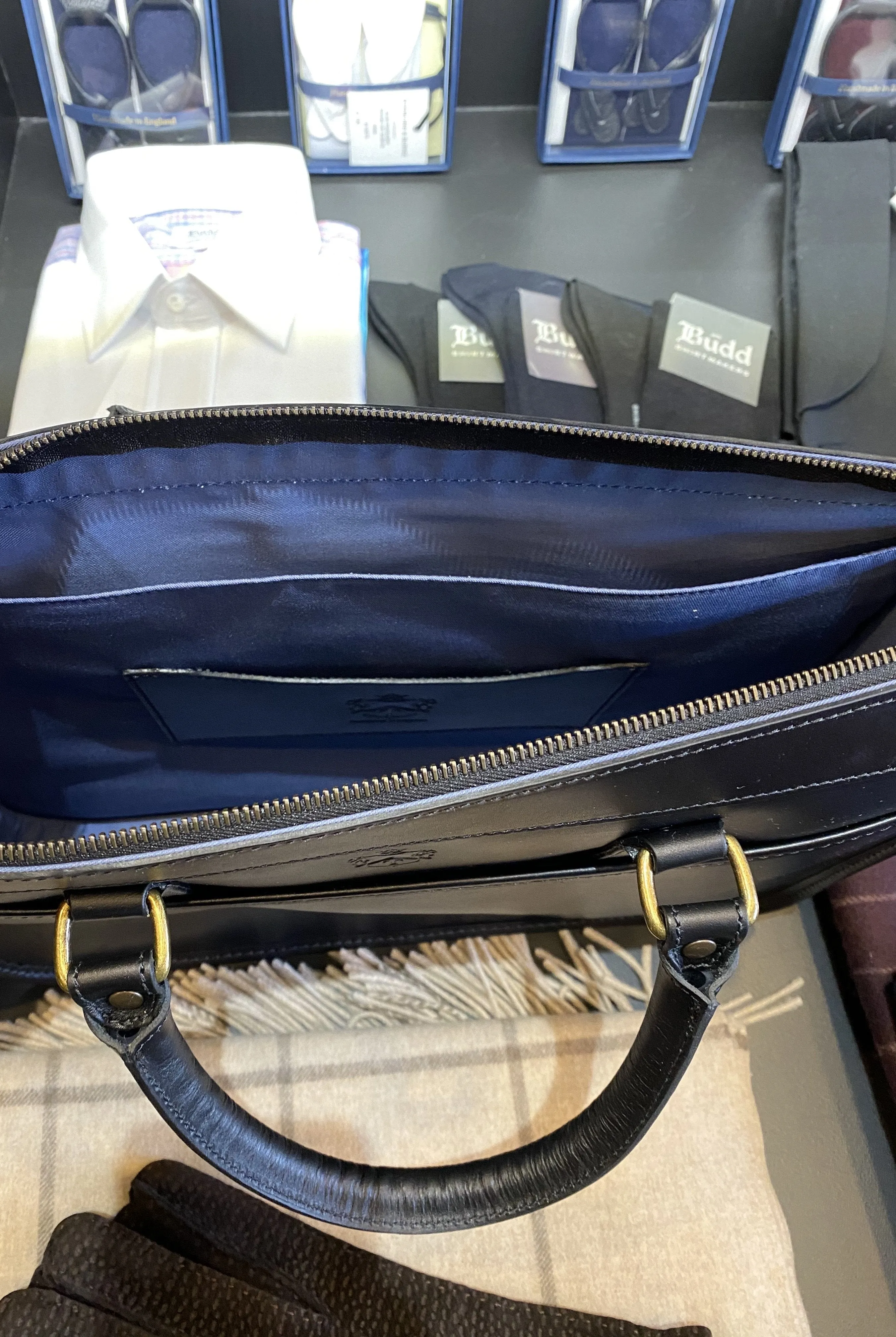 Bahrain | Tusting Marston Small Leather Briefcase