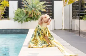 BEACH TOWEL with pouch: Lookin' Pine