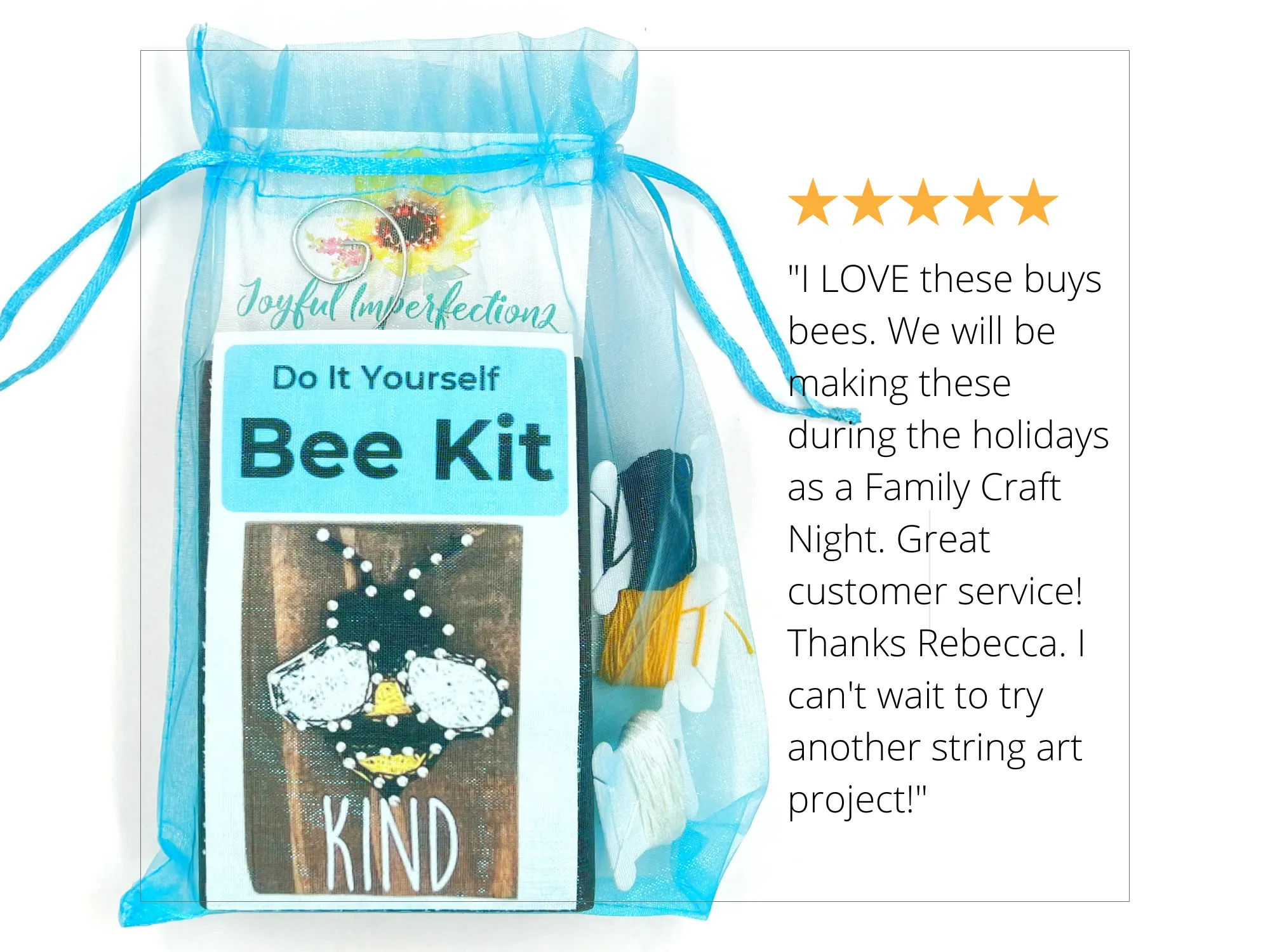 Bee Baby Shower | Bee Kind Craft Activity | Home Decor Craft