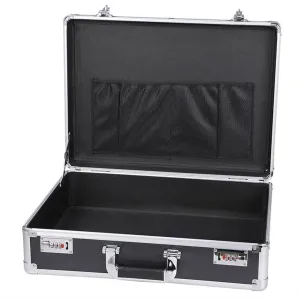 Black Aluminum Barber Tool Case Equipment Storage Box With Password lock