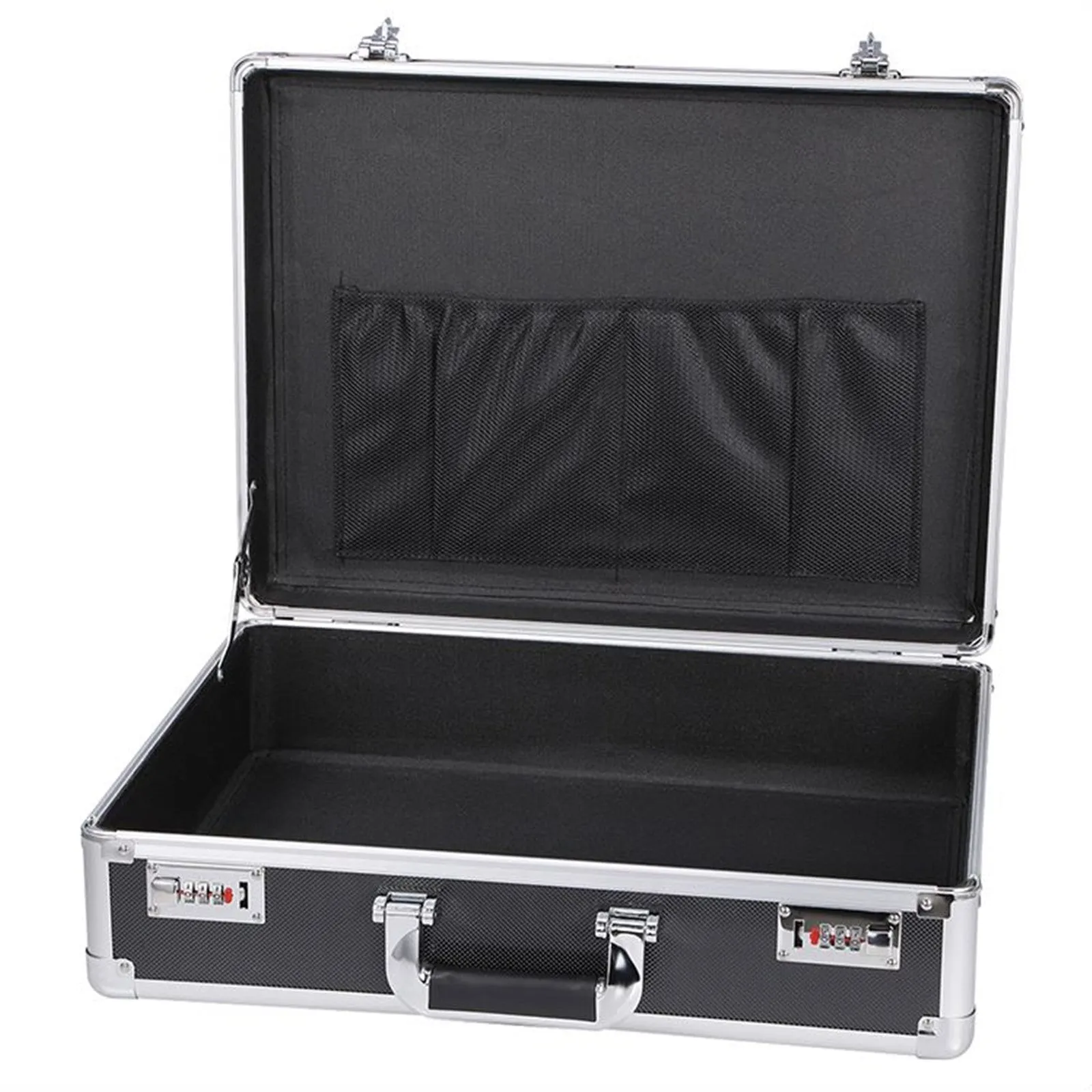 Black Aluminum Barber Tool Case Equipment Storage Box With Password lock