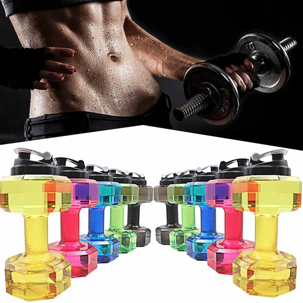 Black -TGS OG Water Dumbbell Sport Bottle