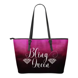 Bling Queen Pink Ombre Tote Bag
