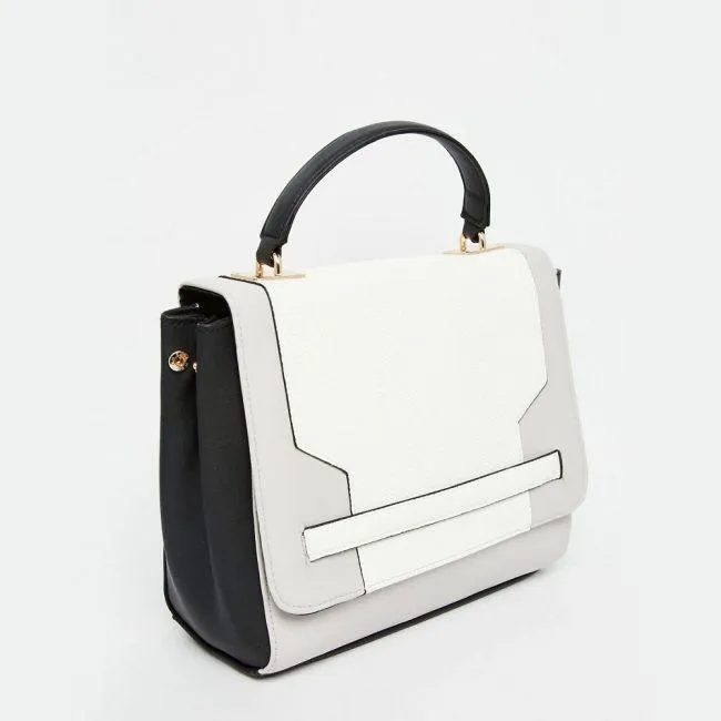Blocked Handheld Bag
