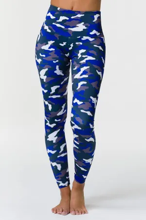 Blue Camo High Rise Legging
