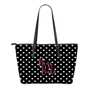 Boss Babe Polka Dot Tote Bags 5 Color Choices!