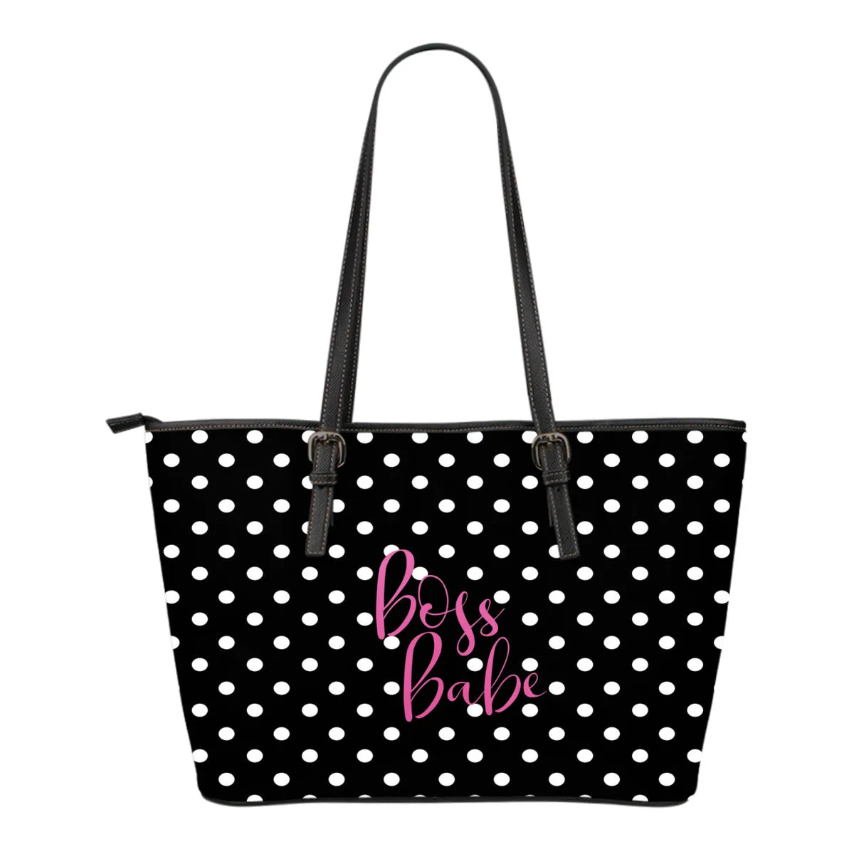 Boss Babe Polka Dot Tote Bags 5 Color Choices!