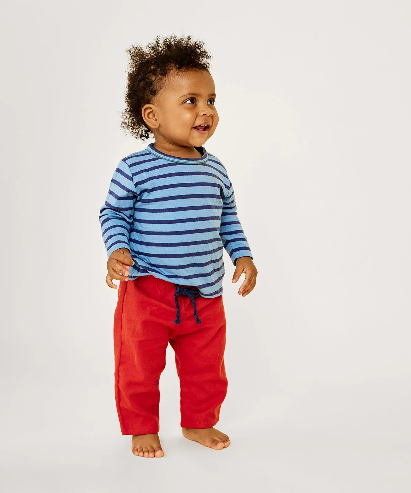 Bowie Baby Pant, Red Flannel