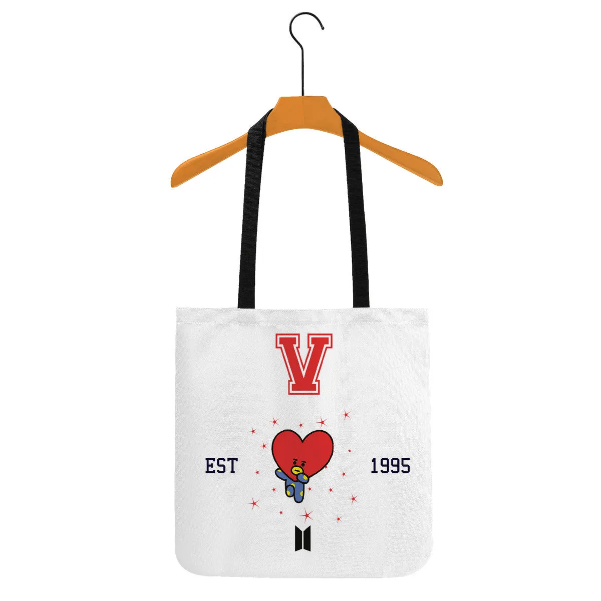 BTS V Tote Bag BT21 Tata Bag