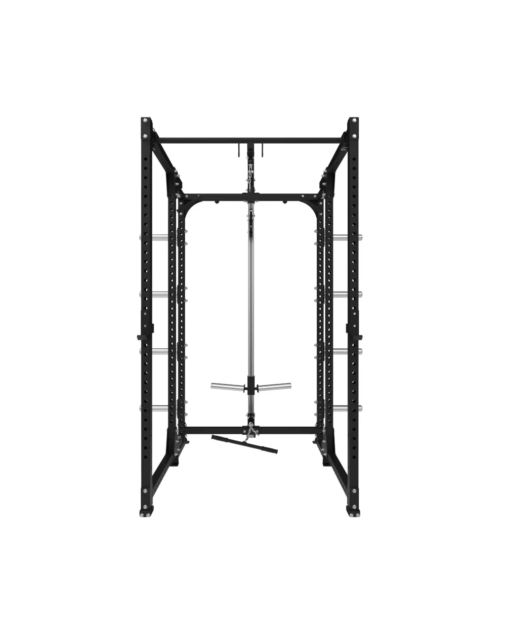 Bulldog Gear - Home Gym Series - Freestanding Folding Power Rack With Pull Up Bar