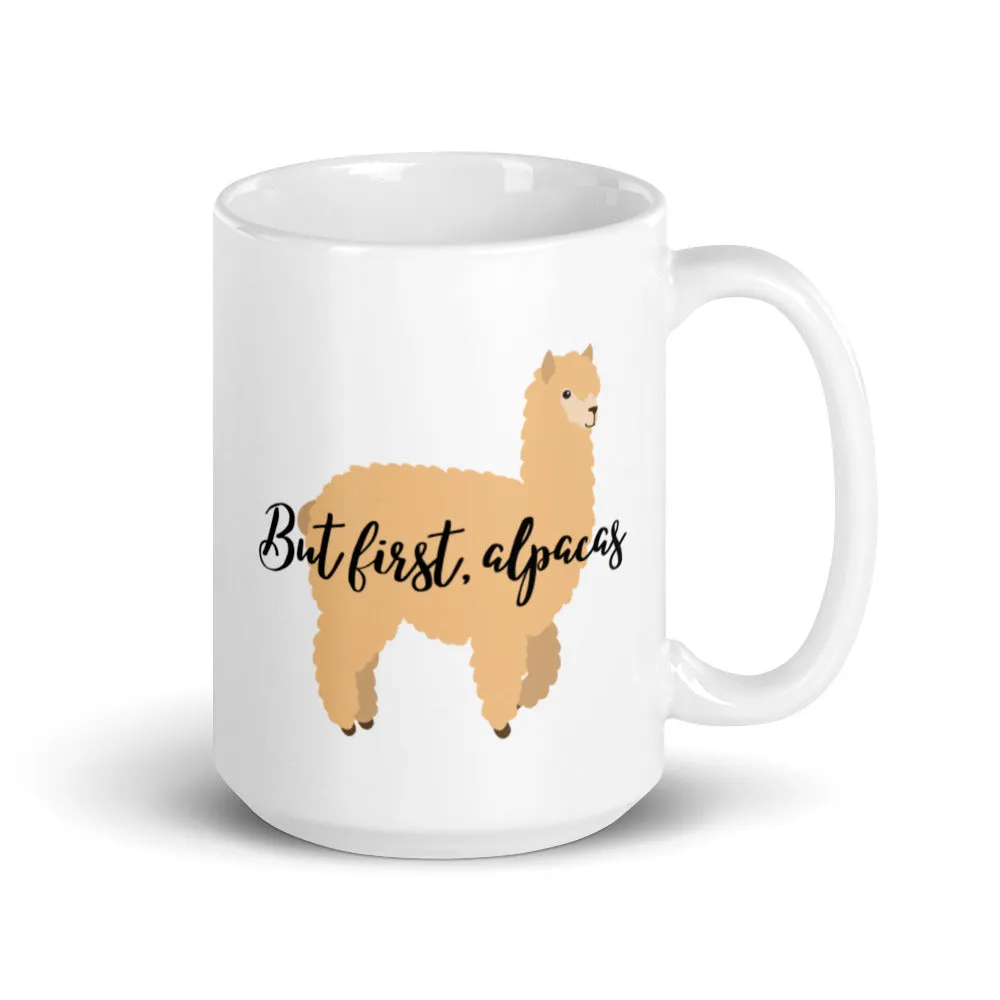 But First, Alpacas Mug