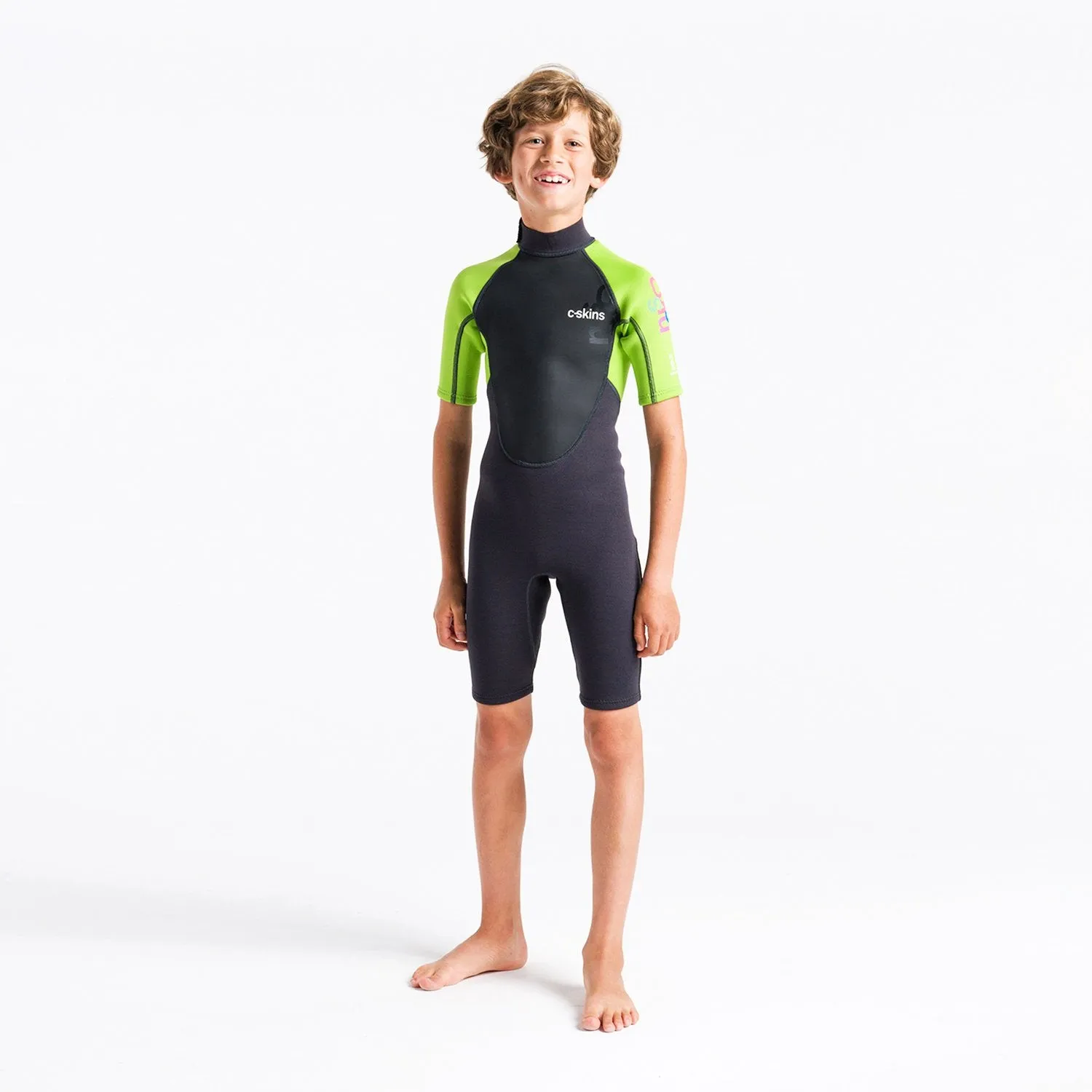 C-Skins Element 3/2mm Junior Shorty Lime