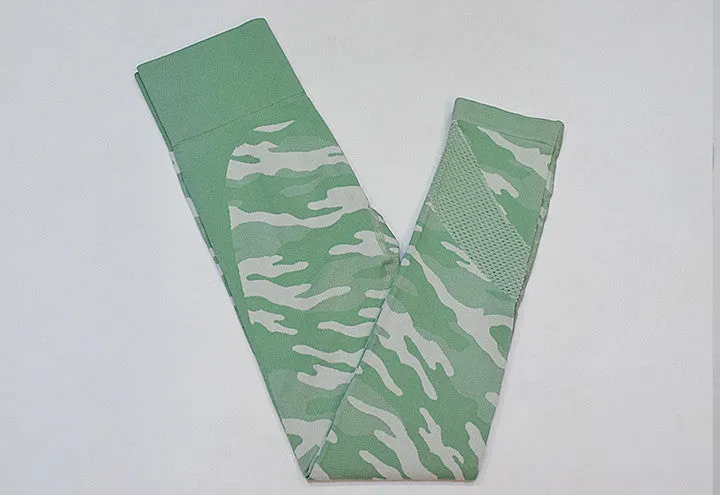 Camouflage Print Gym Sets