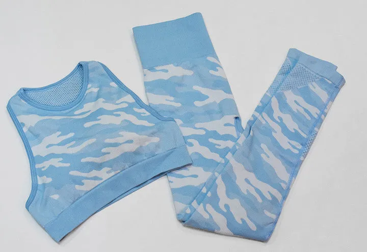 Camouflage Print Gym Sets