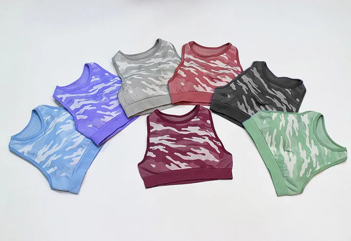 Camouflage Print Gym Sets