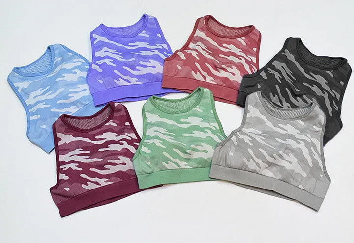 Camouflage Print Gym Sets