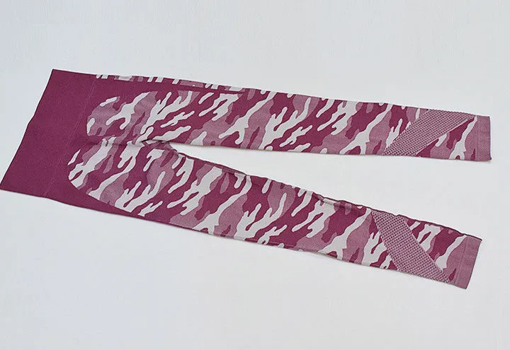 Camouflage Print Gym Sets