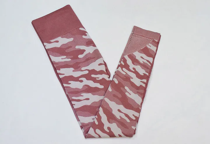Camouflage Print Gym Sets