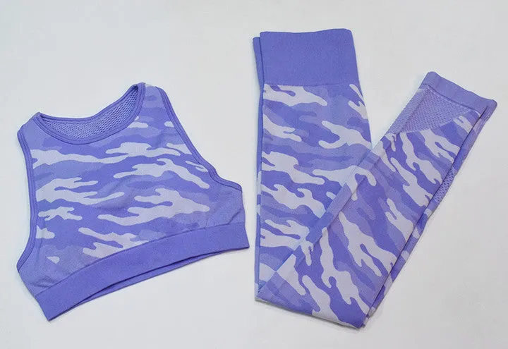 Camouflage Print Gym Sets