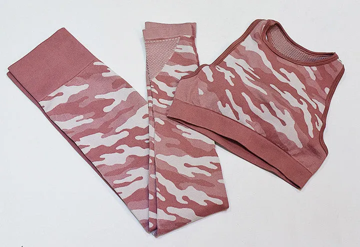 Camouflage Print Gym Sets