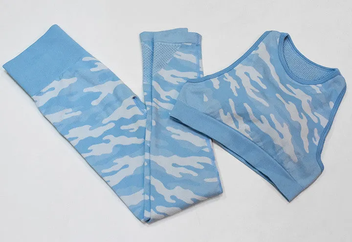 Camouflage Print Gym Sets