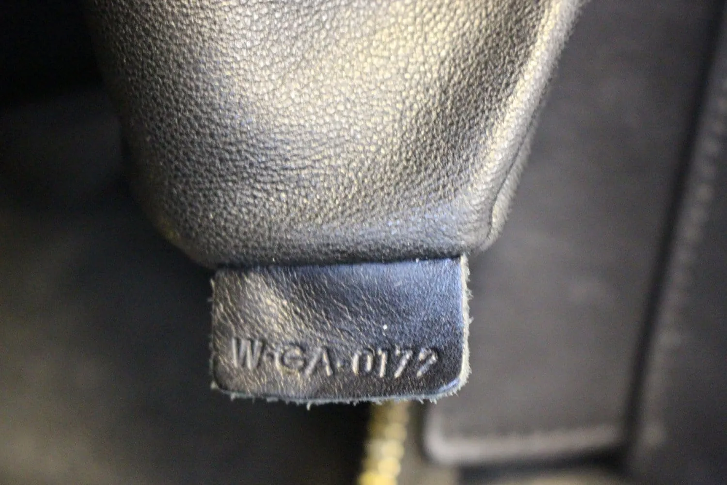 CELINE Calfskin Pony Hair Mini Luggage Tote Bag
