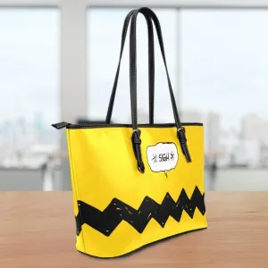 Charlie Large Leather Tote Bag