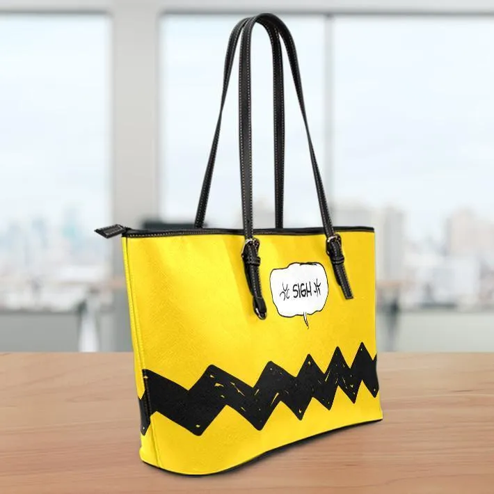 Charlie Large Leather Tote Bag