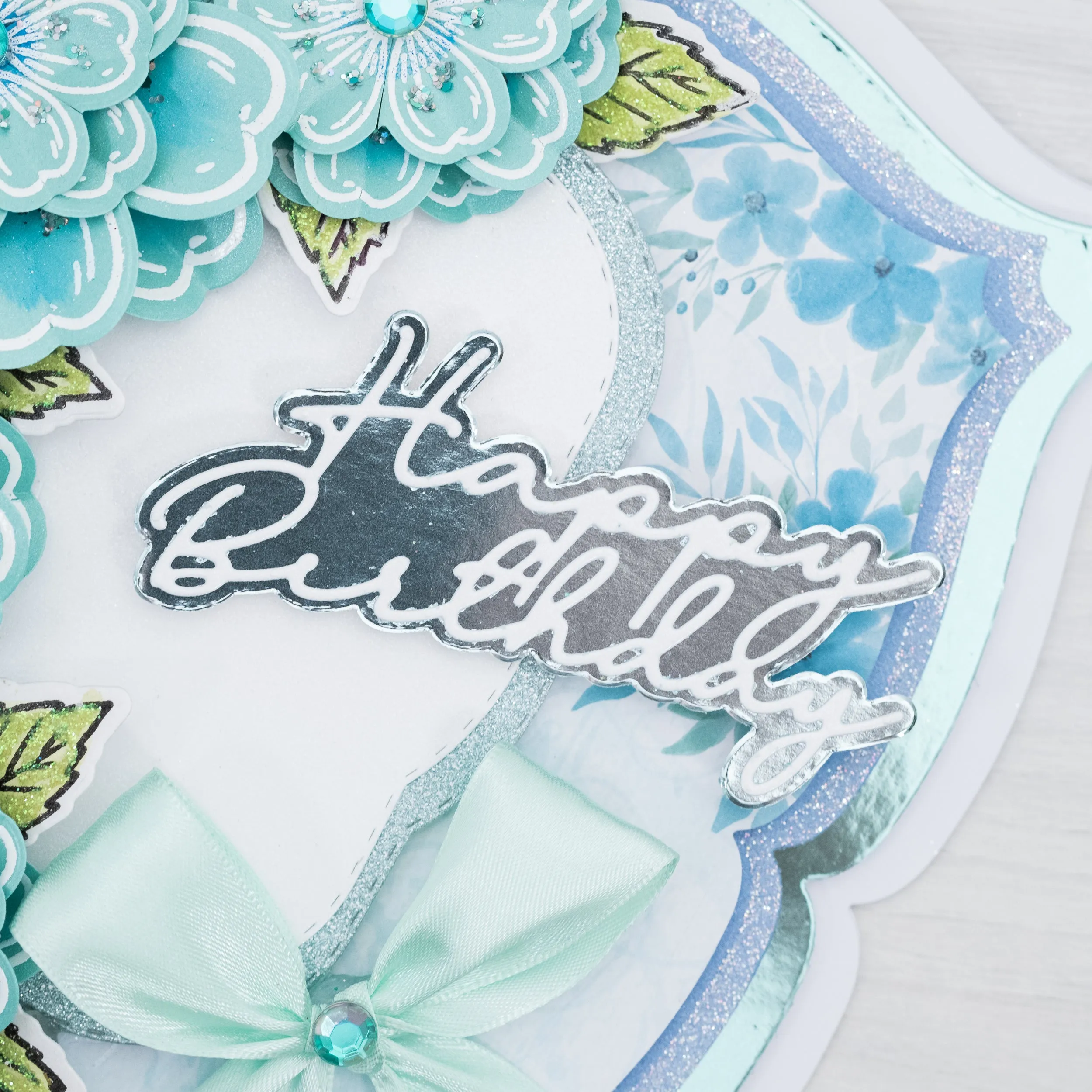 Chloes Creative Cards Die & Stamp Set - Filigree Happy Birthday