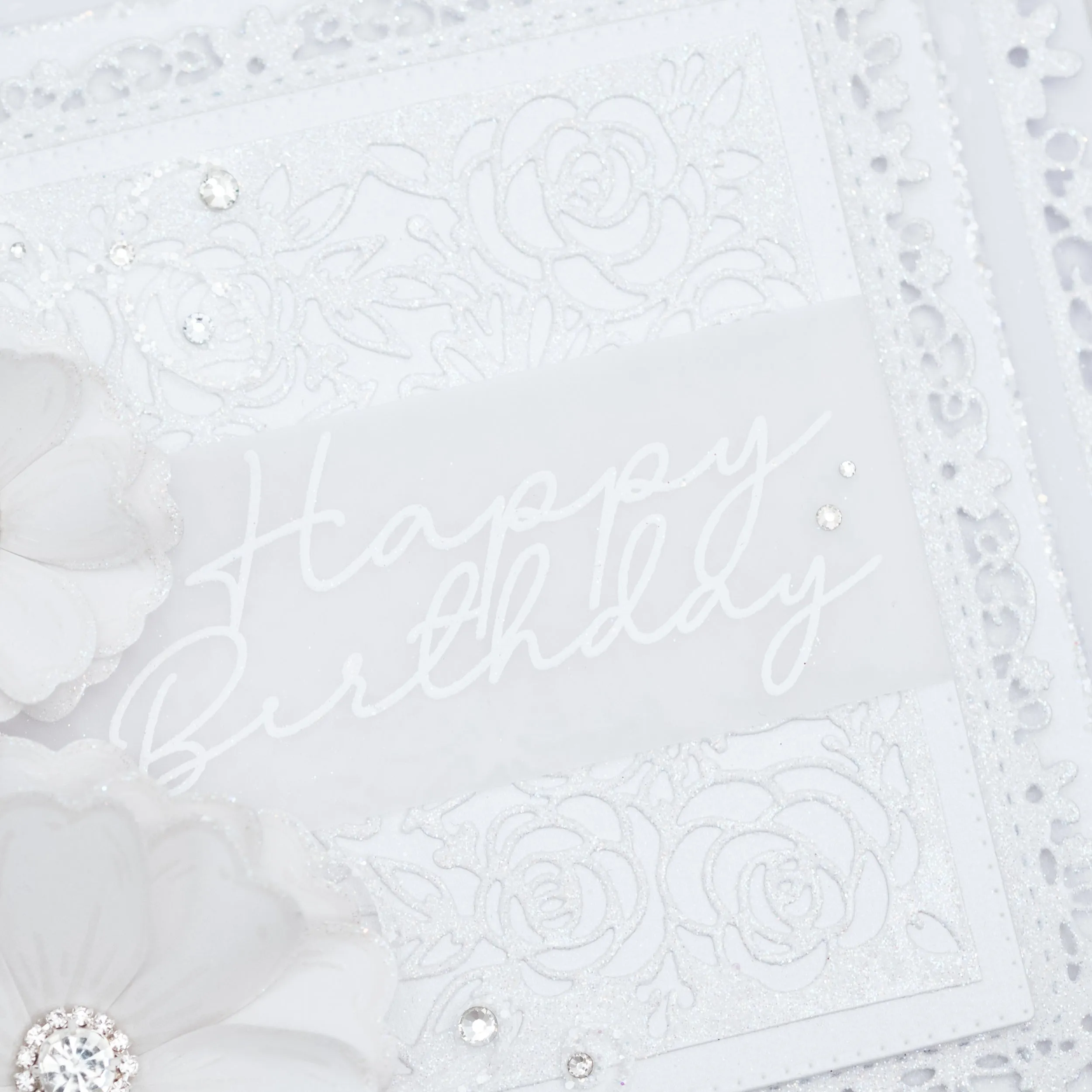 Chloes Creative Cards Die & Stamp Set - Filigree Happy Birthday