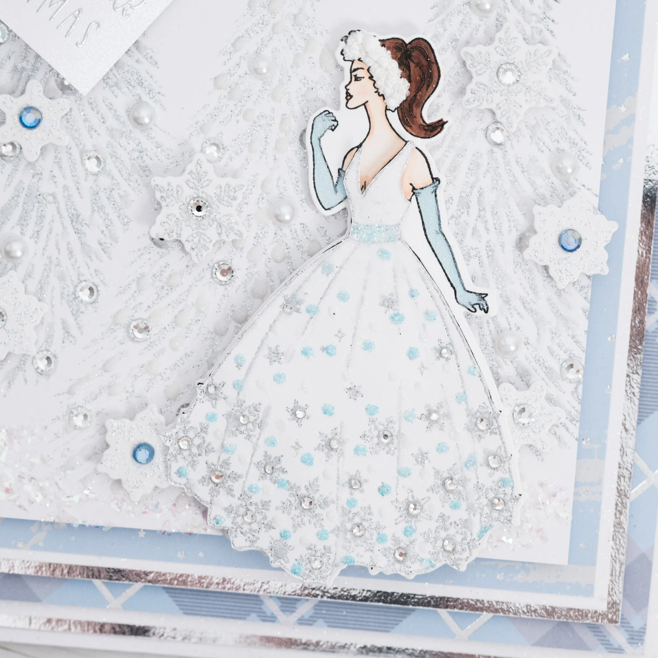 Chloes Creative Cards Die & Stamp Set - Snowflake Queen