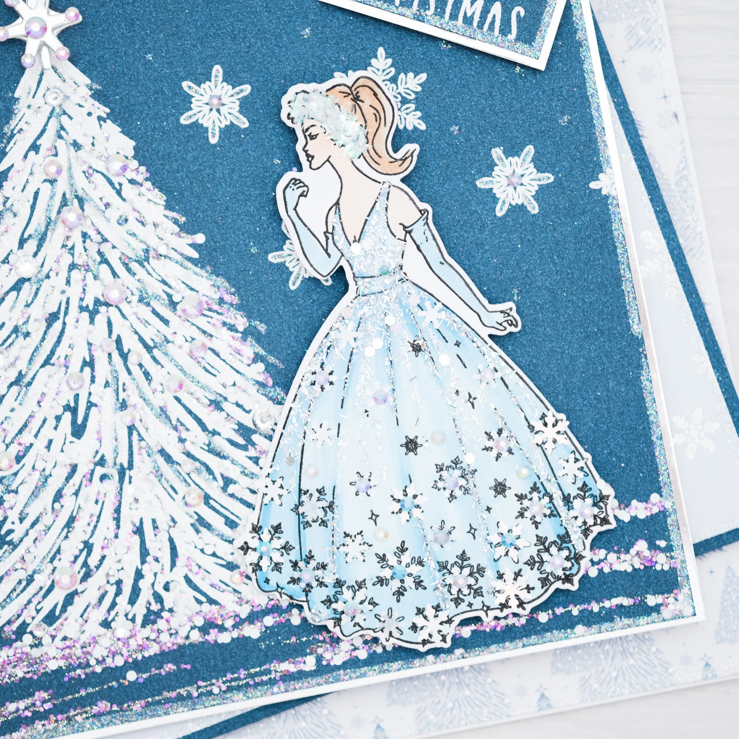 Chloes Creative Cards Die & Stamp Set - Snowflake Queen