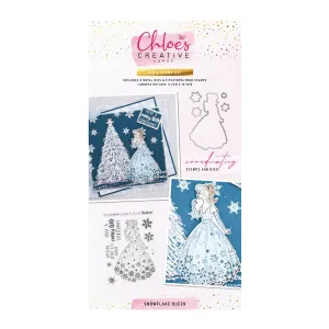 Chloes Creative Cards Die & Stamp Set - Snowflake Queen