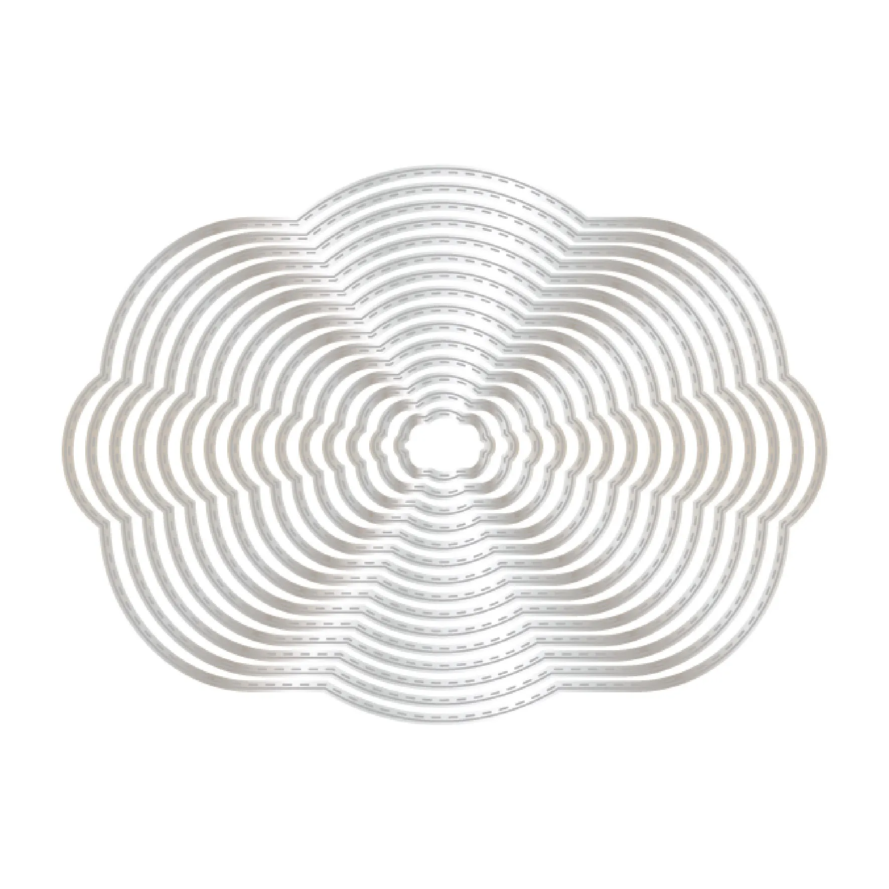 Chloe’s Creative Cards Metal Die Set – Large Bubble Frame