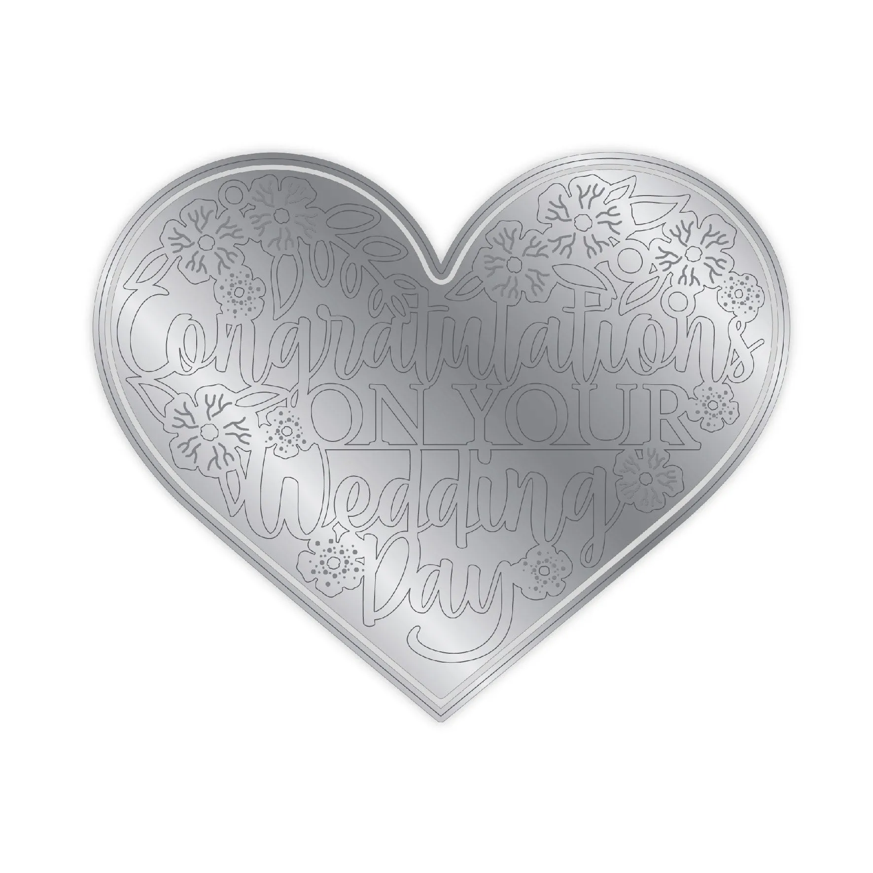 Chloes Creative Cards Metal Die Set - Wedding Heart