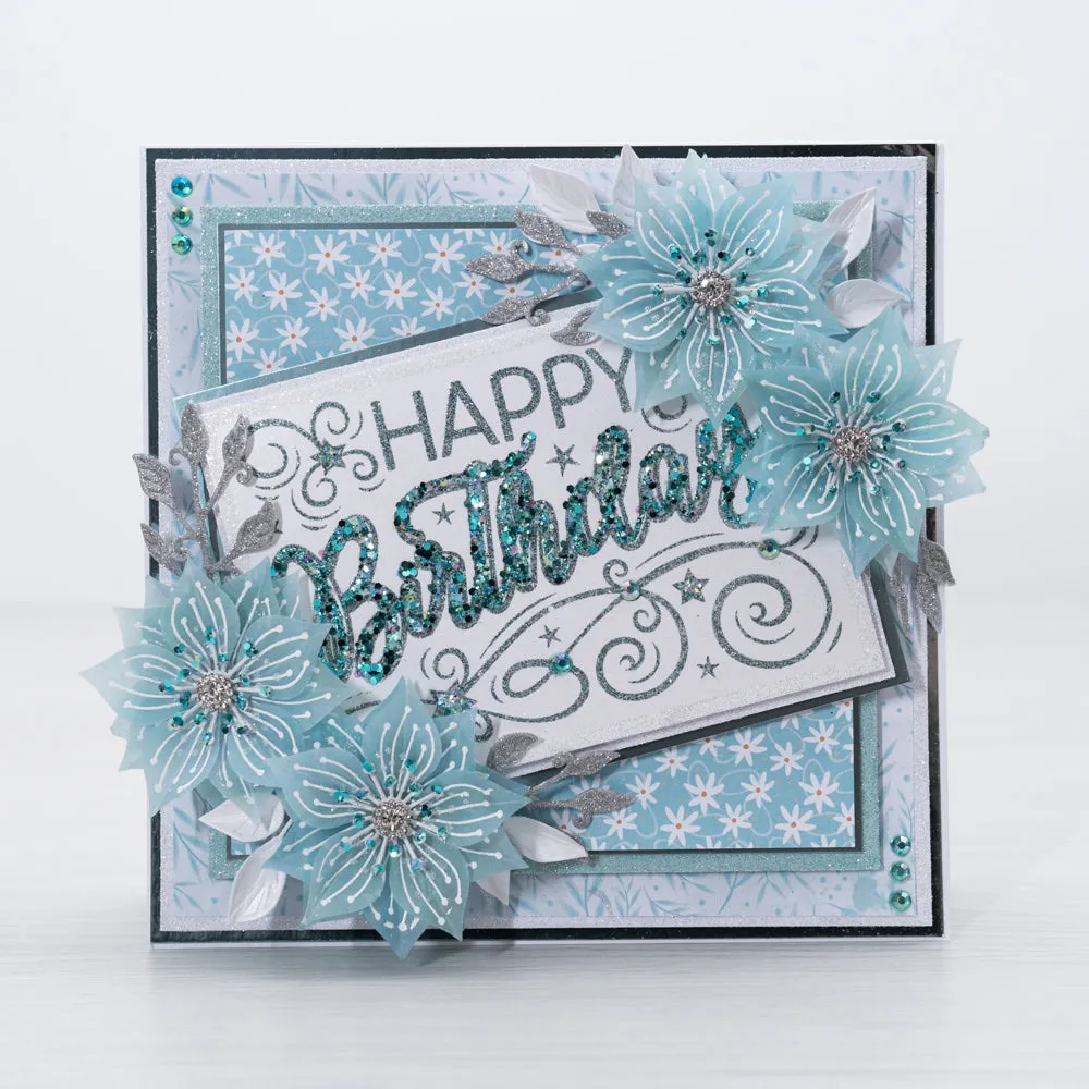 Chloes Creative Cards Photopolymer Stamp Set (A6) - Statement Sentiments Happy Birthday