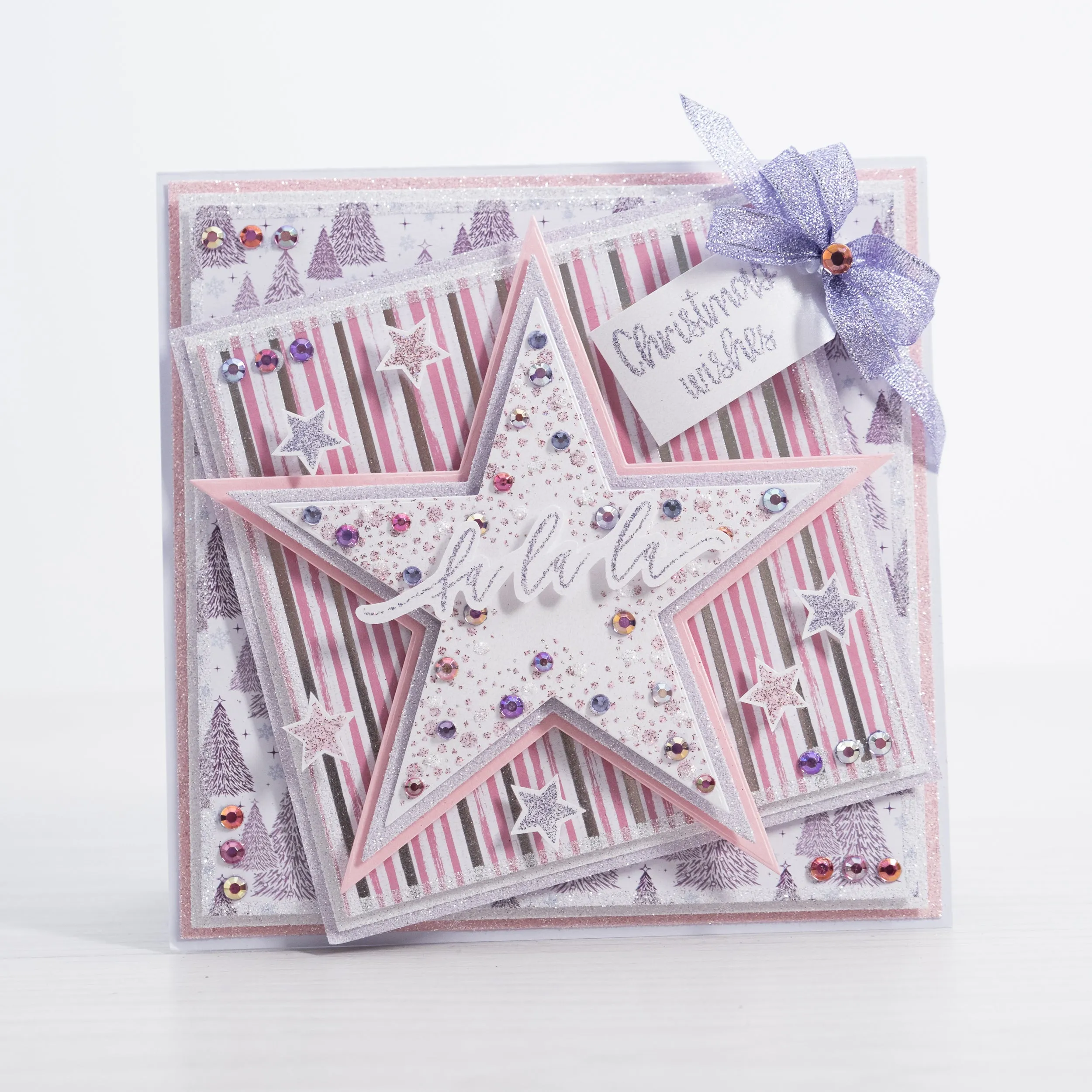 Chloes Creative Cards Photopolymer Stamp Set (Square) - Confetti Star